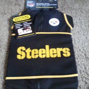 NFL Pittsburgh Steelers Dog Anxiety Shirt Calming Soothing Solution Vest for Dog